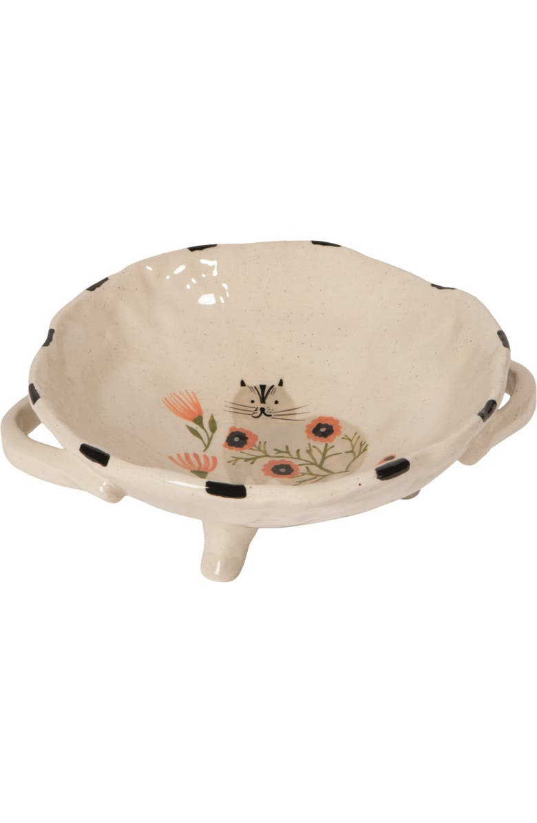 Danica Brands Footed Catbloom Bowl - Set of 2, Alternate, color, Beige