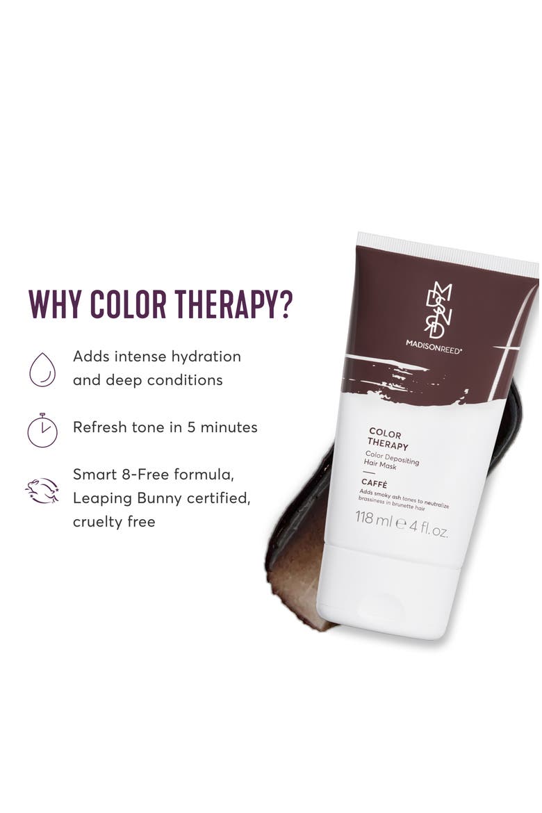 Color Therapy Mask, Alternate, color, Caffe