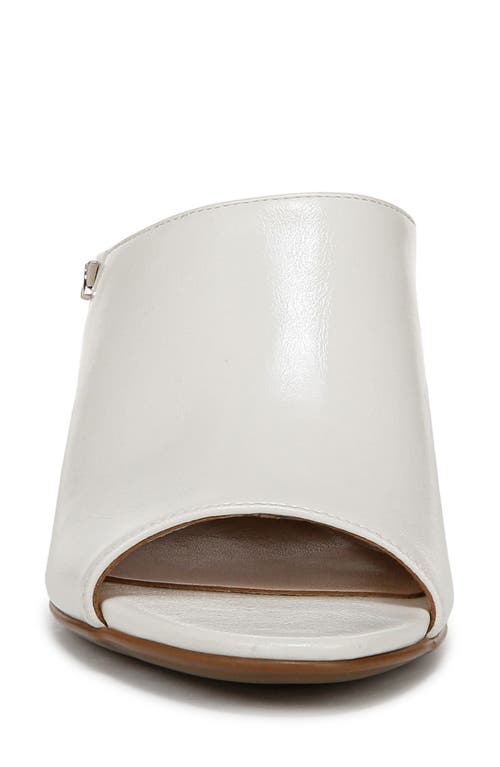 Naturalizer Imogen Slide Sandal In Warm White Faux Leather