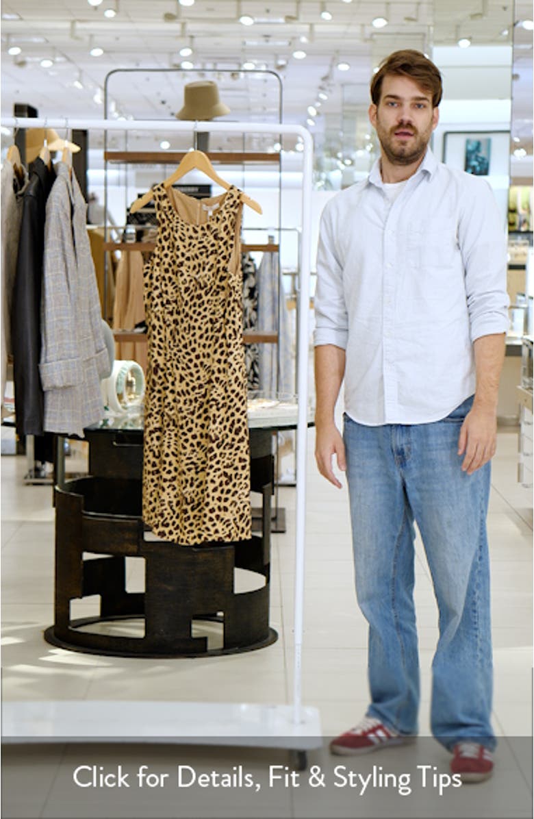 Natasha Leopard Print Minidress, sales video thumbnail