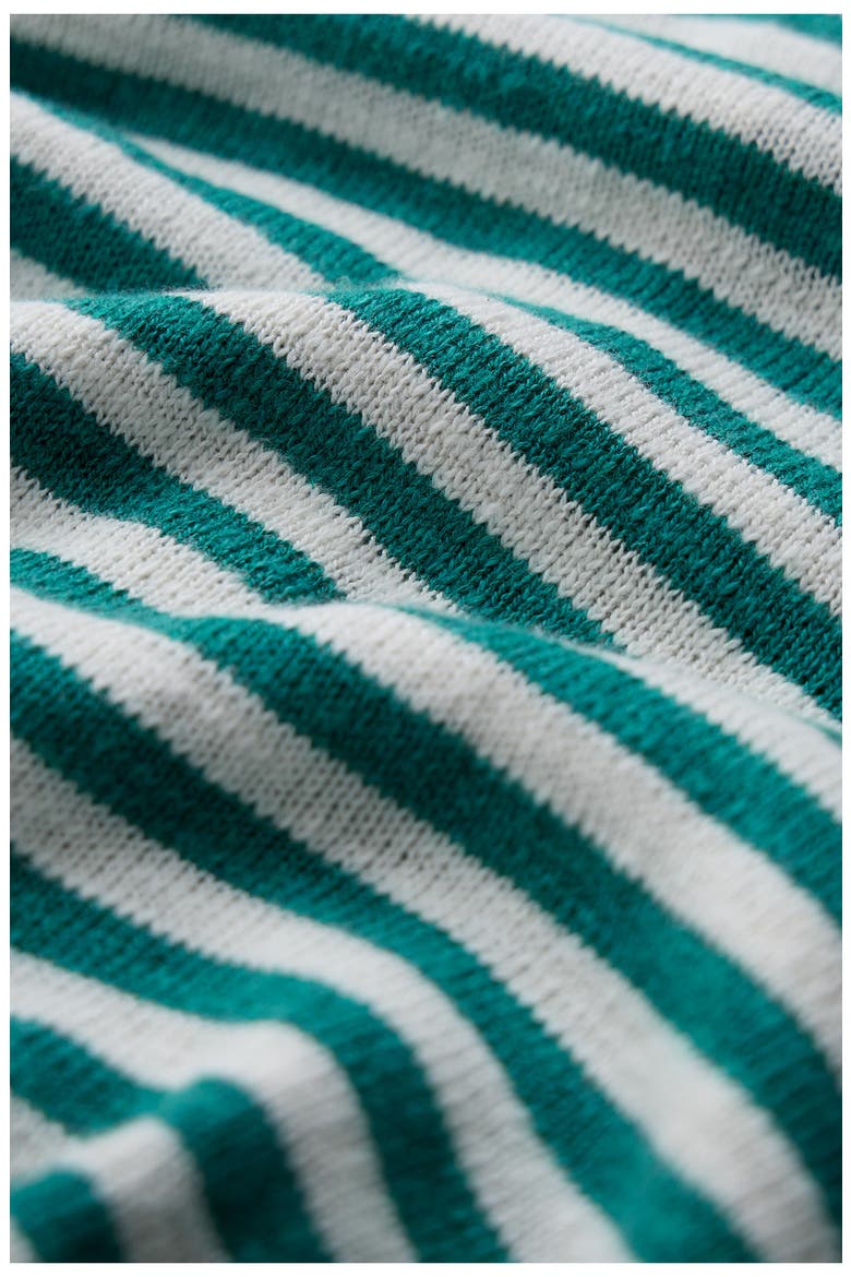 Knavock Stripe Organic Cotton & Linen Sweater, Alternate, color, MINI CORNISH DEEP DIVE