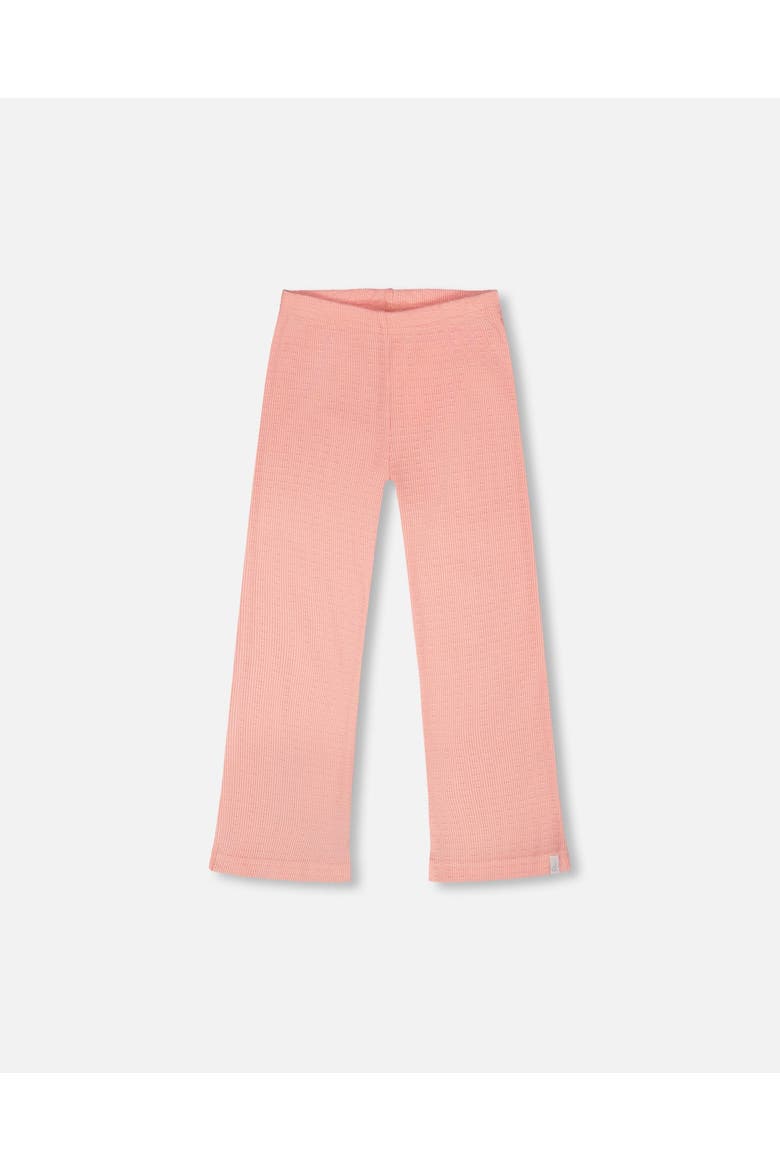 Crinkle Jersey Flared Bottom Leggings, Main, color, Peach Pink