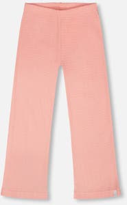 Deux par Deux Crinkle Jersey Flared Bottom Leggings