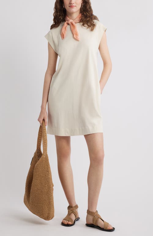 Treasure & Bond Raglan Sleeve Cotton Minidress