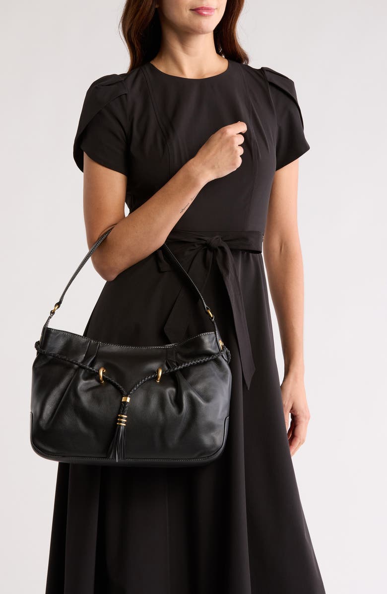 Vince Camuto Micah Leather Shoulder Bag, Alternate, color,