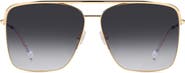 Isabel Marant Wild Metal 62mm Gradient Oversize Rectangular Sunglasses