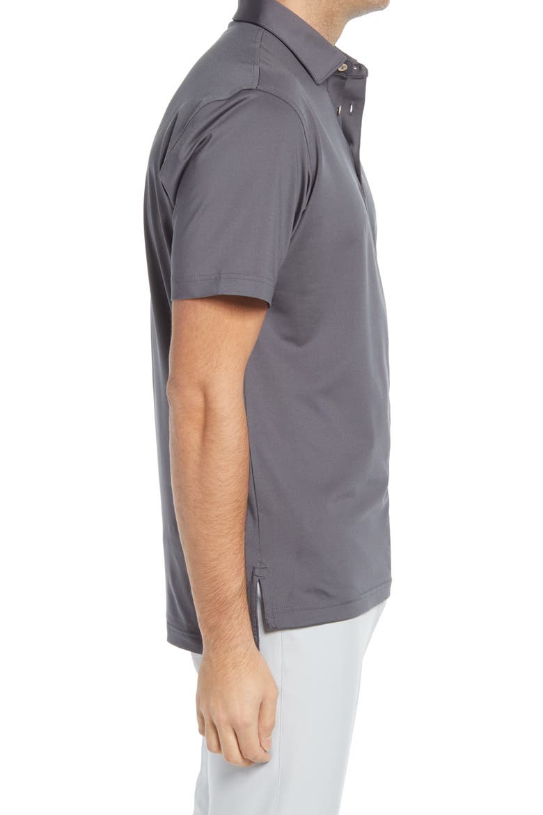 Short Sleeve Stretch Jersey Polo, Alternate, color, IRON