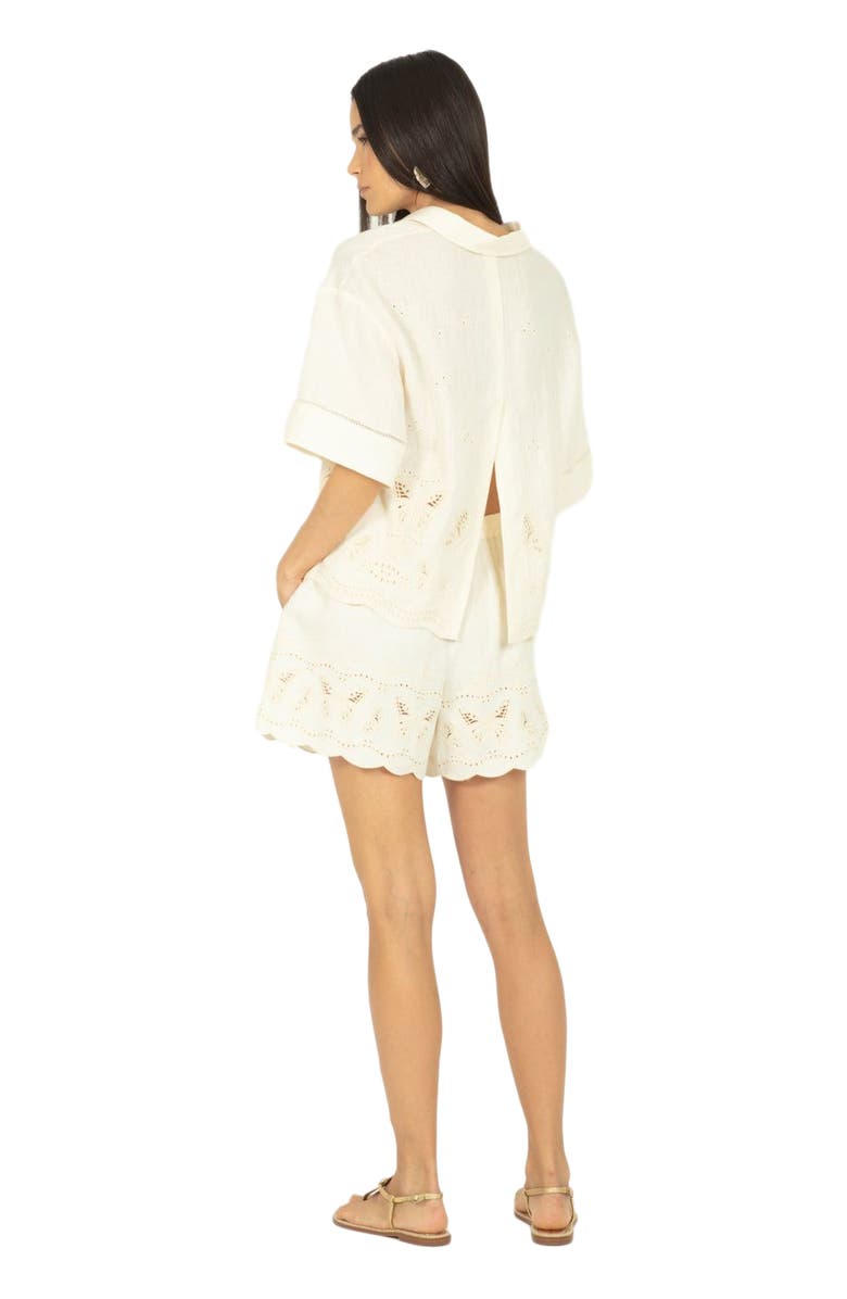 SECRET MISSION Marlene Top, Alternate, color, Antique Crème