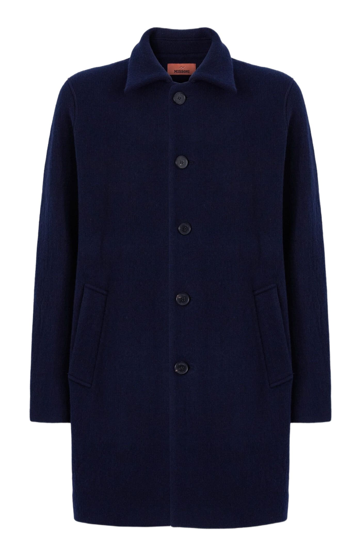 Double Knit Coat With Zigzag Pattern - image 2