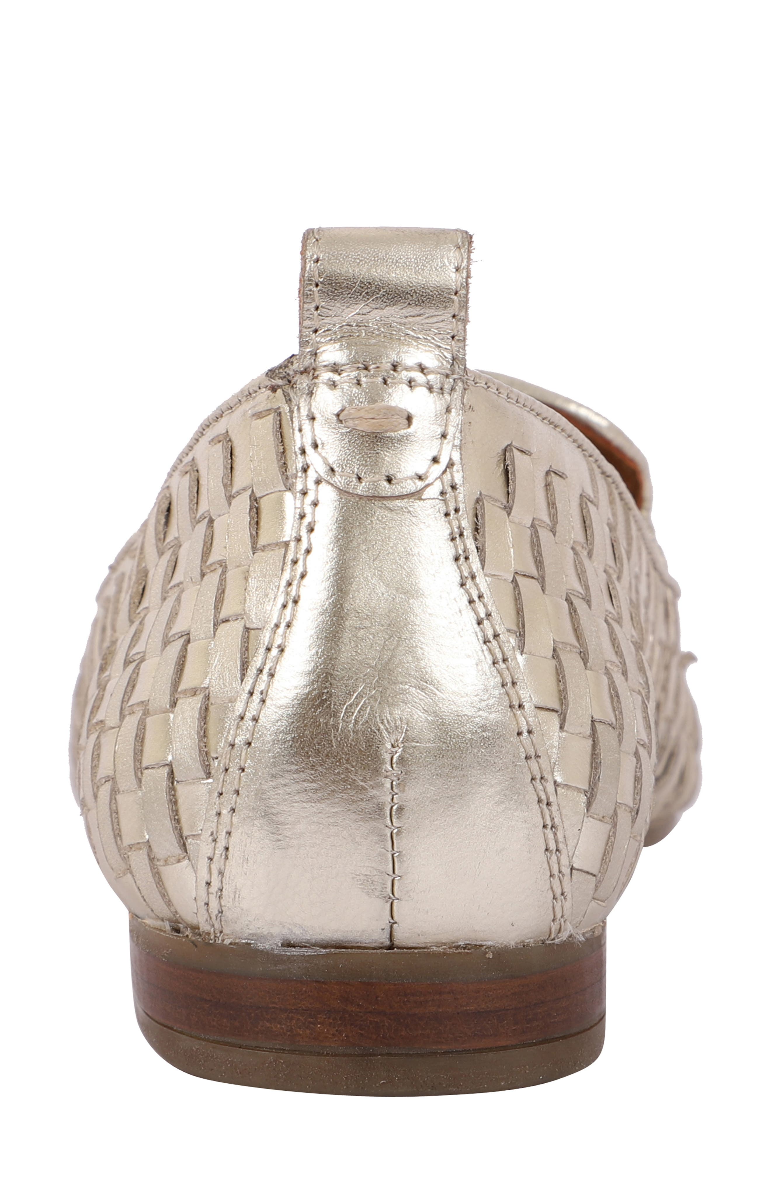 Gentle Souls Morgan Metallic Loafer, Alternate, color, Soft Gold
