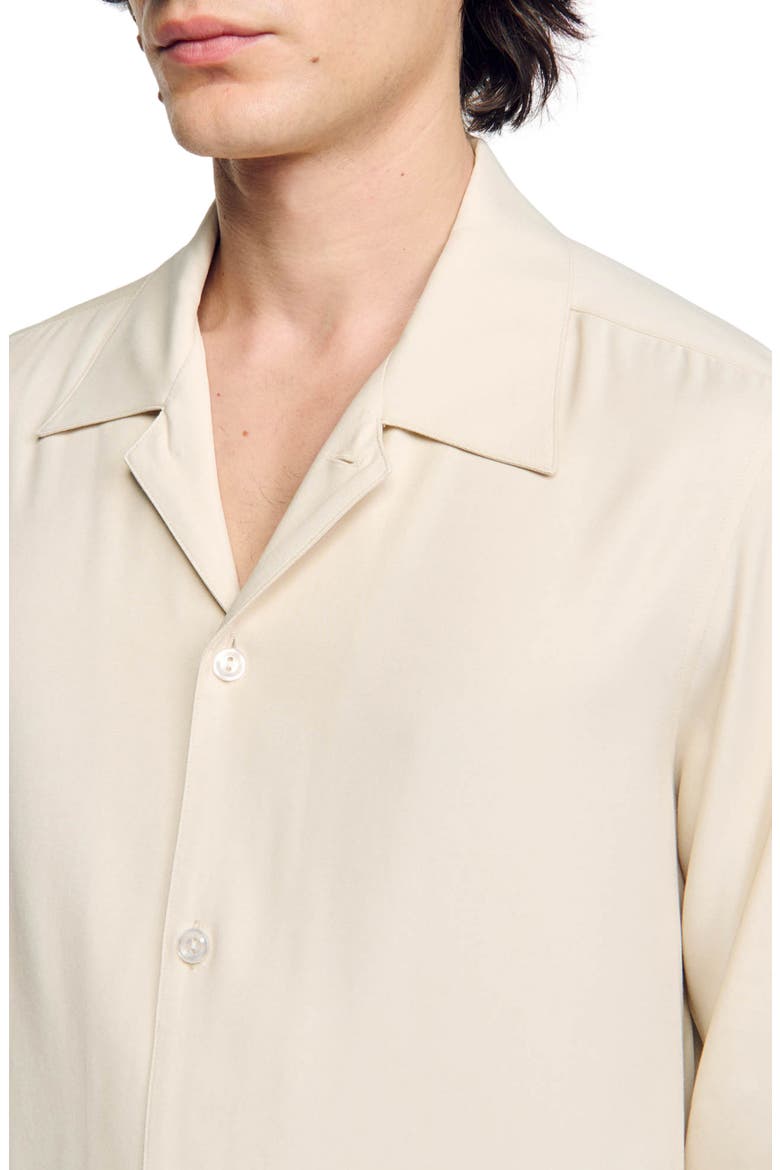 Requin Button-Up Shirt, Alternate, color, ECRU