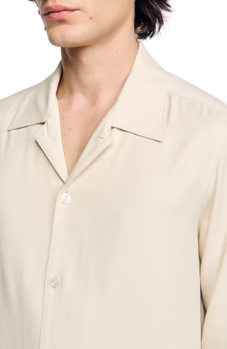 SANDRO Requin Button-Up Shirt, Alternate, color, 