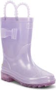 Western Chief Kids' Pearlized Light-Up Waterproof Rain Boot
