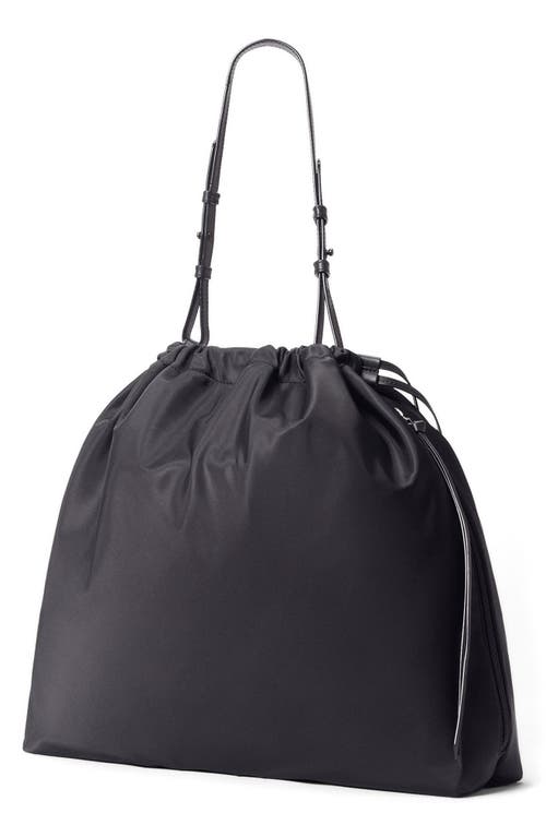 Mz Wallace Waverly Nylon Shoulder Bag In Black