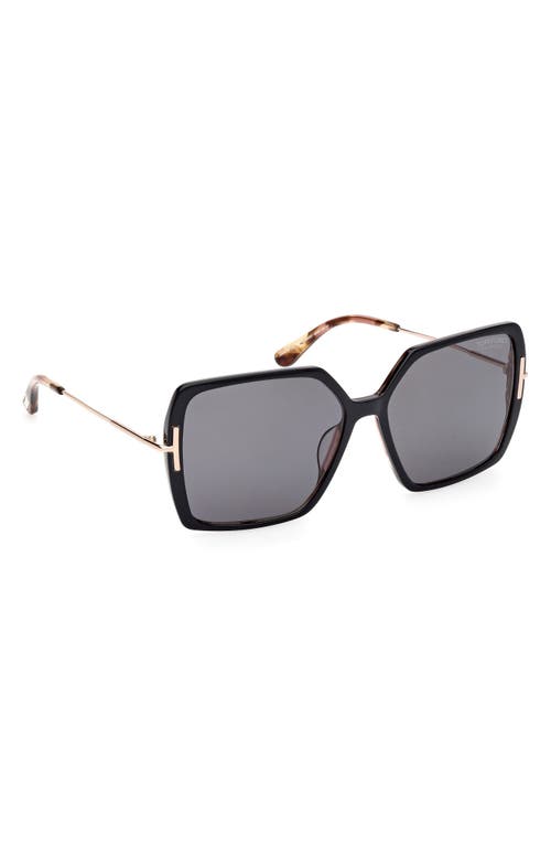 Tom Ford Joanna 59mm Gradient Butterfly Sunglasses In Multi