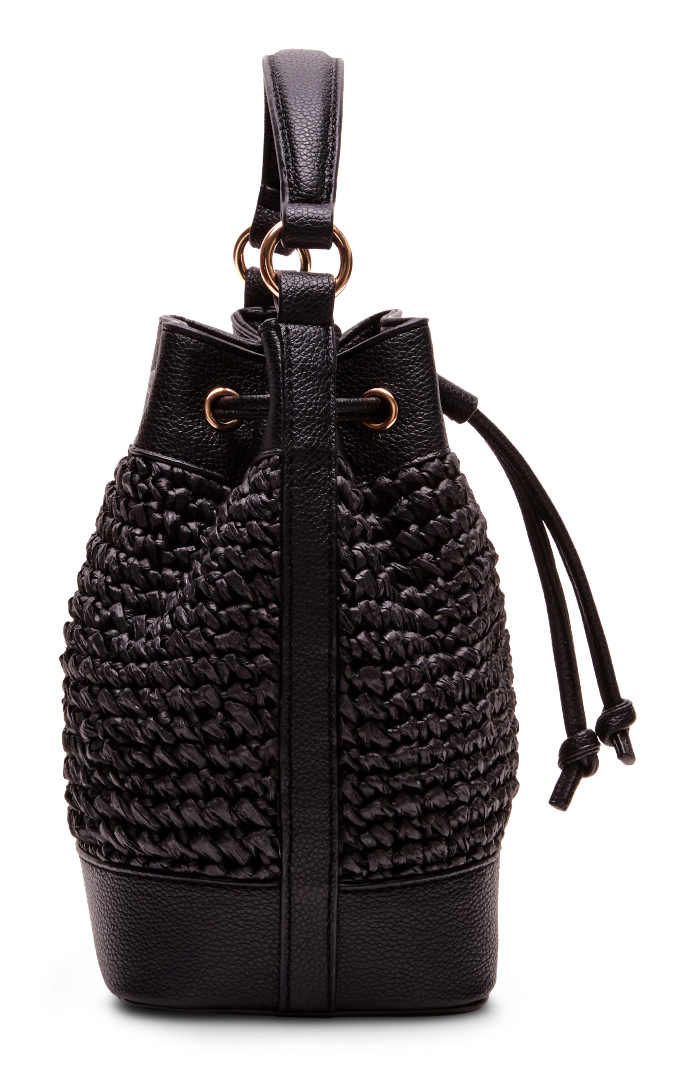 Anne Klein Woven Straw Bucket Bag (Women) | Nordstromrack