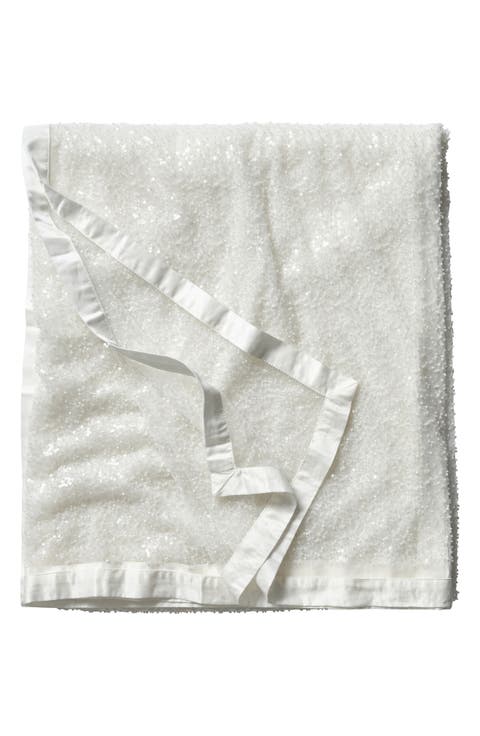 Beaded Silk Blend Tablecloth