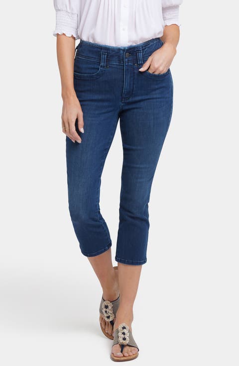 Ami High Waist Skinny Capri Pants