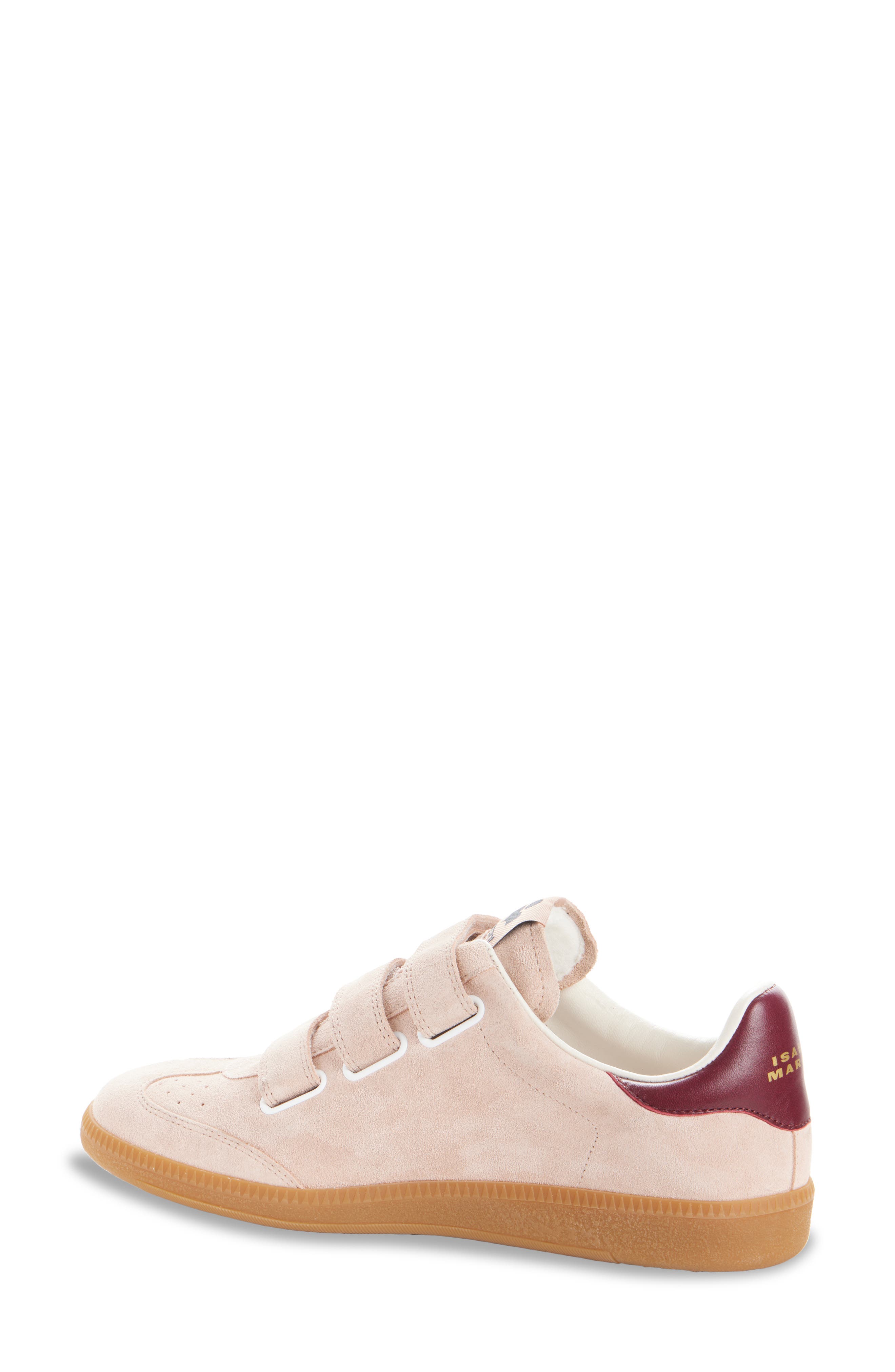 Isabel Marant Beth Low Top Sneaker, Alternate, color, Pale Pink/ Peach