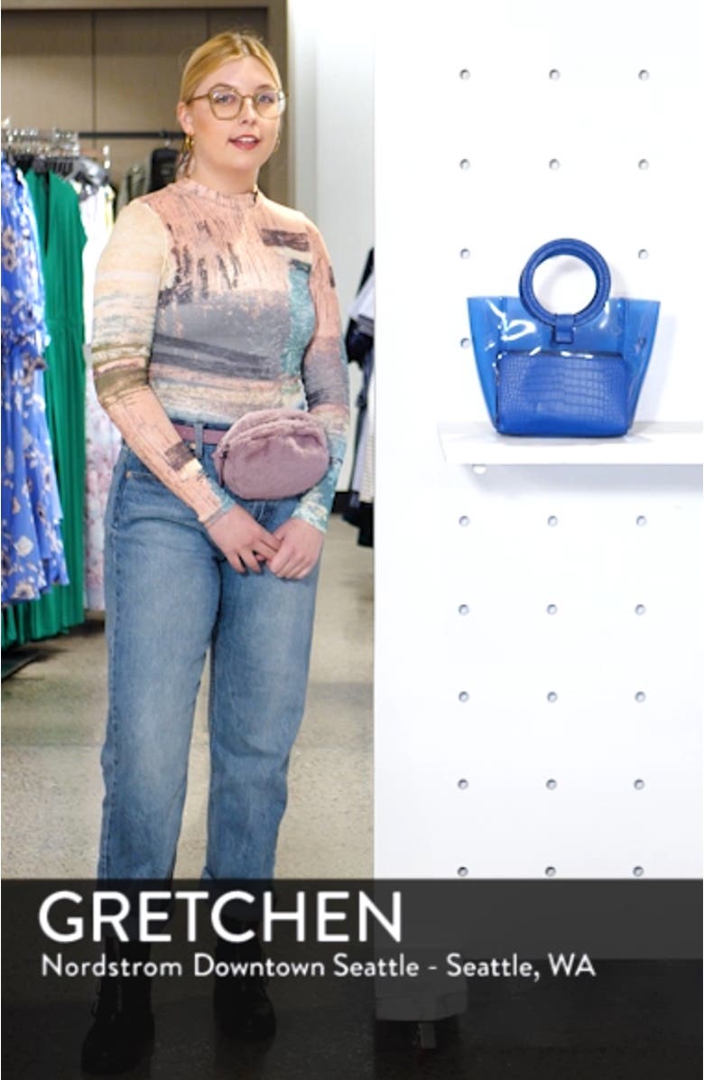 Small Clea Faux Leather Tote, sales video thumbnail