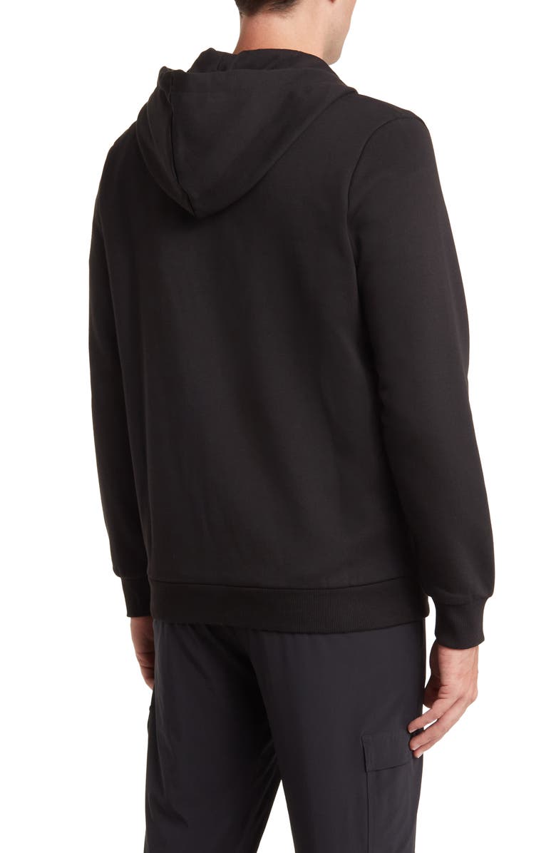 PUMA Logo Fleece Zip Hoodie, Alternate, color, 