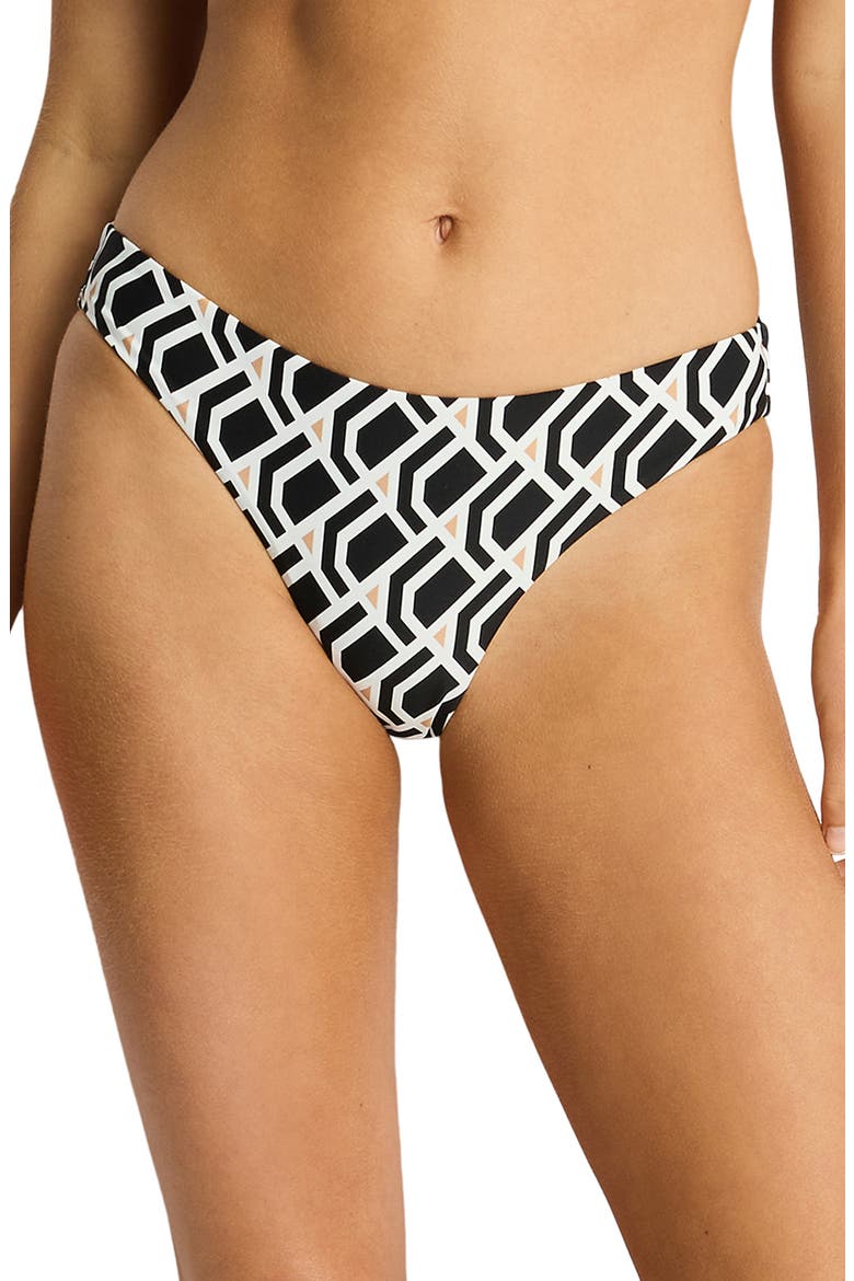 Mid Bikini Bottoms, Main, color, BLACK