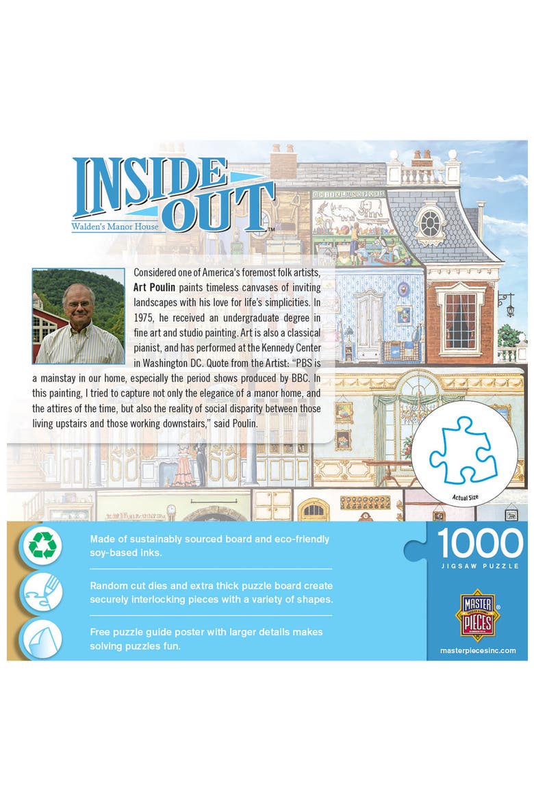 Walden's Manor House 1000 Piece Puzzle, Alternate, color, Multicolor