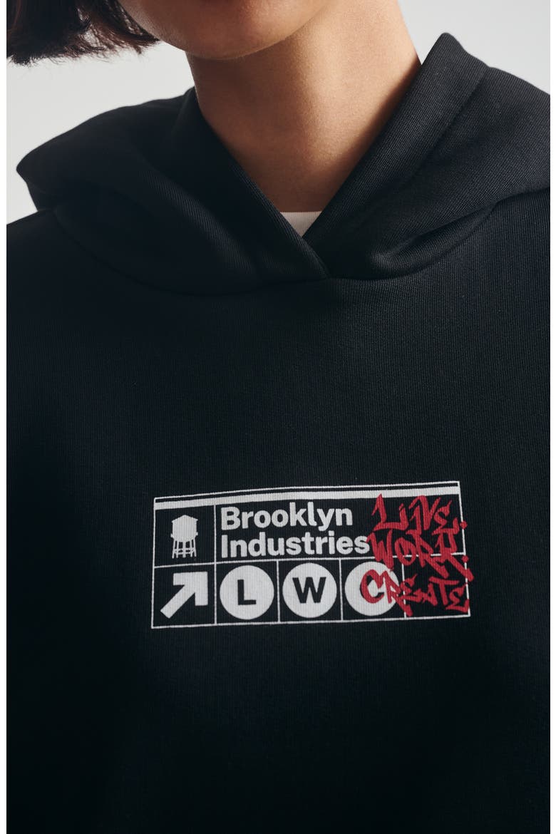 Live Work Create Hoodie, Alternate, color, BLACK