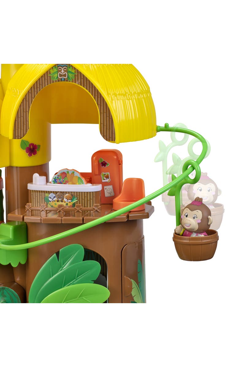 Timber Tots Tropical House Treehouse Playset, Alternate, color, Multicolored