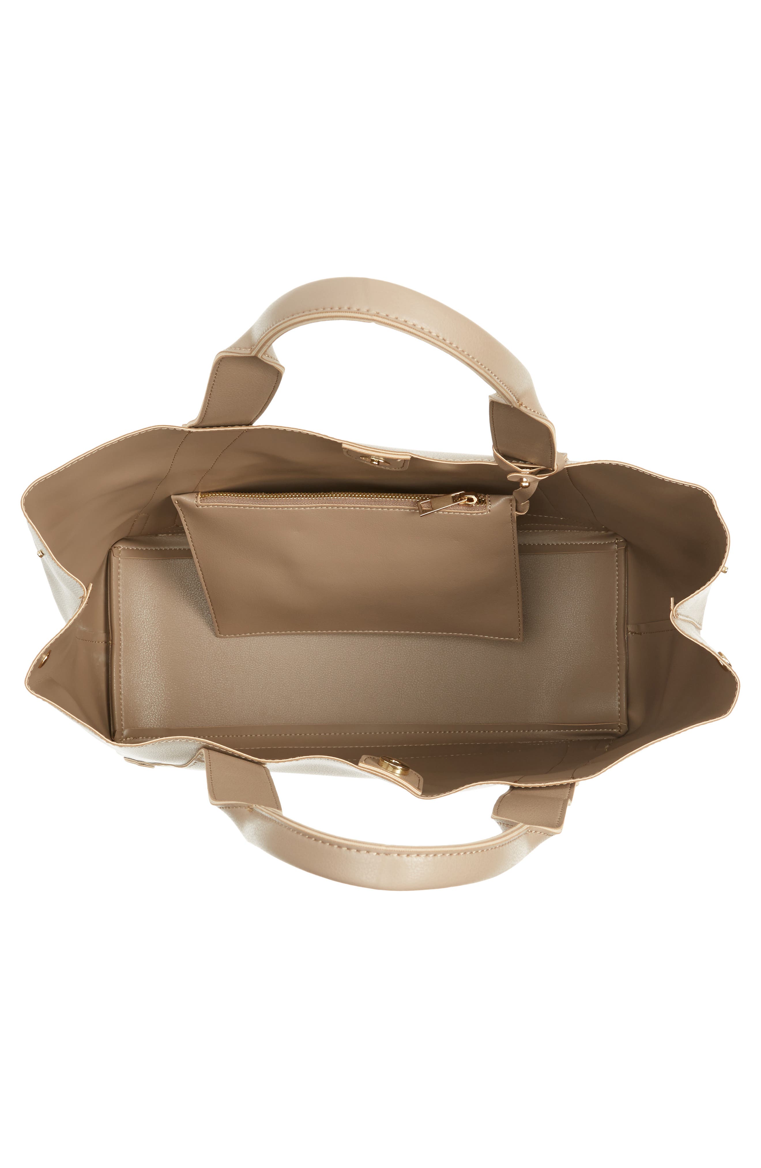 Sole Society Decklan Faux Leather Tote, Alternate, color, 