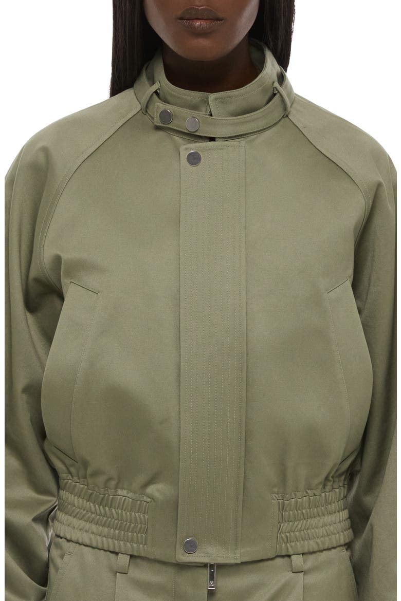 Cotton Twill Bomber Jacket, Alternate, color, VETIVER
