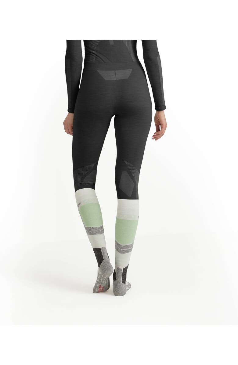 Falke Wool Tech Long Base Layer Bottom, Alternate, color, Black