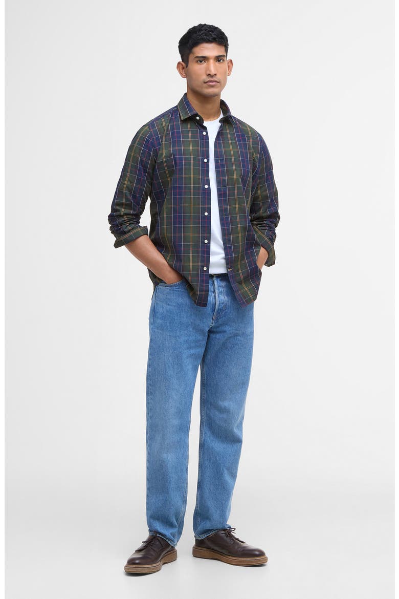 Kenton Tailored Checked Shirt, Alternate, color, CLASSIC TARTAN