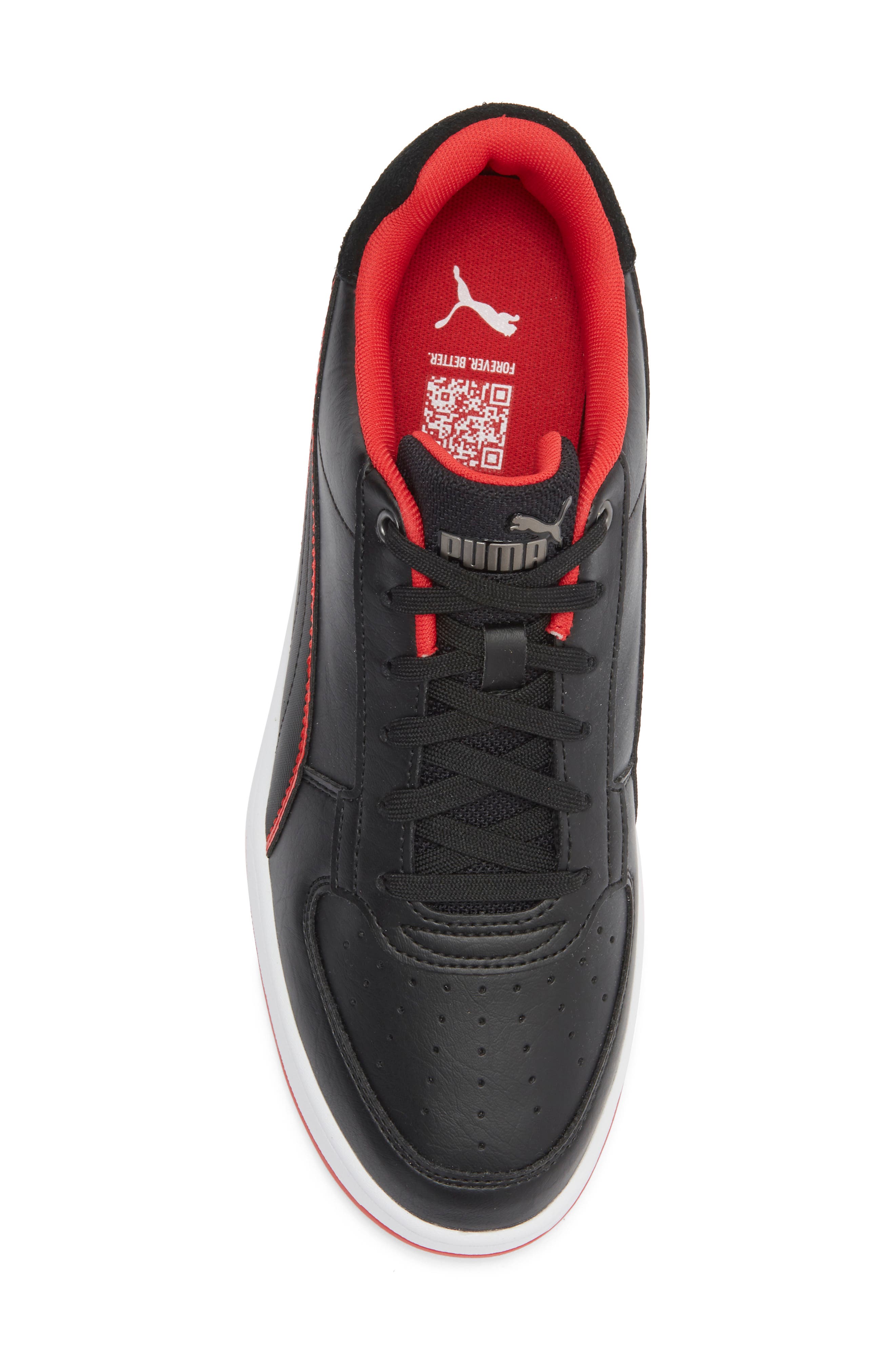 PUMA x Scuderia Ferrari Caven 2.0 Sneaker, Alternate, color, Puma Black/ Rosso Corsa