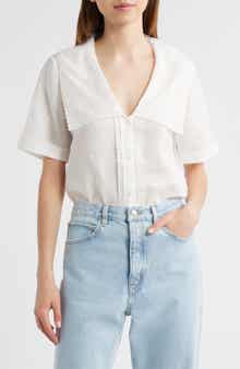 FRAME The Sailor Button-Up Top