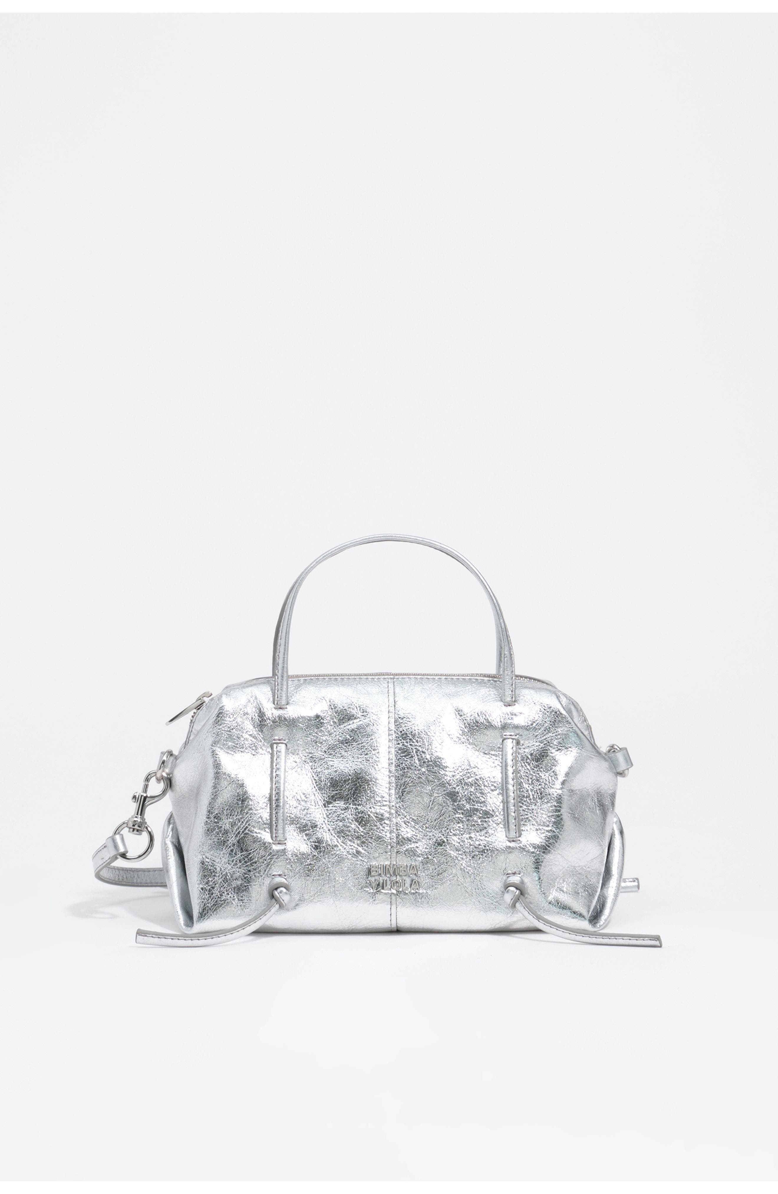 Mini Leather Lolita Bag, Alternate, color, SILVER