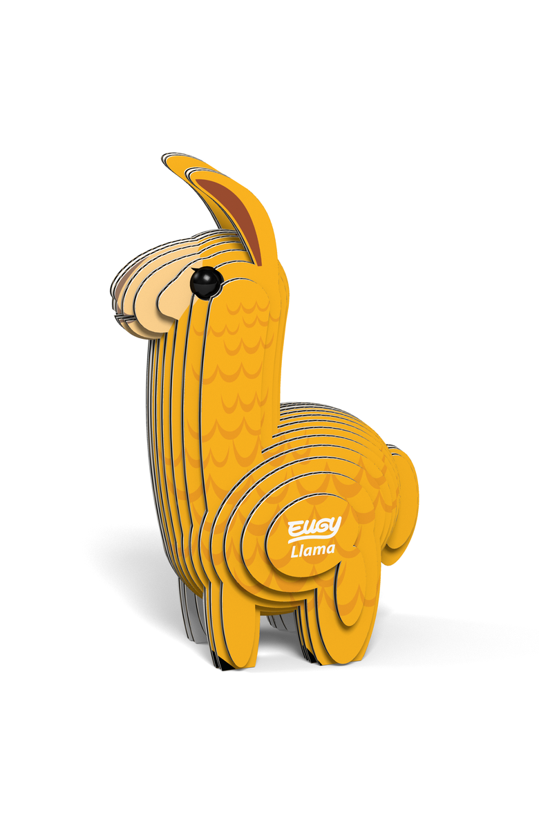 Eugy Puzzles Llama 3D Puzzle, Alternate, color, NO COLOR