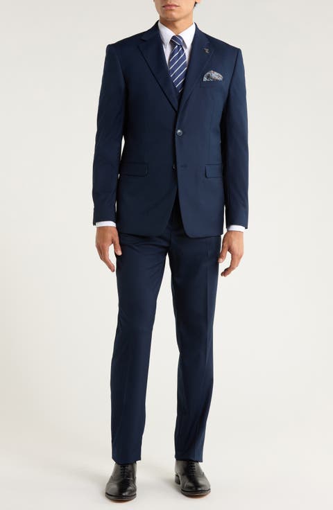 Navy Mélange 3-Piece Suit