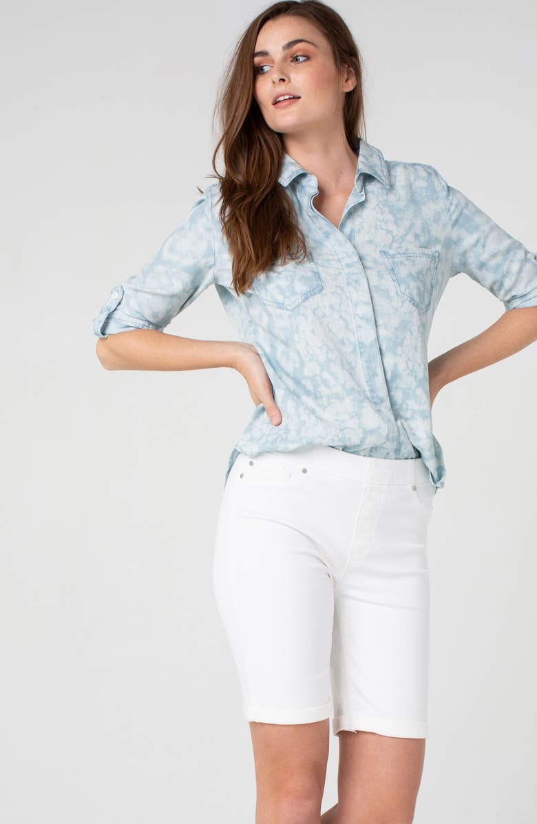 Liverpool Chloe Pull-On Bermuda Shorts, Alternate, color,