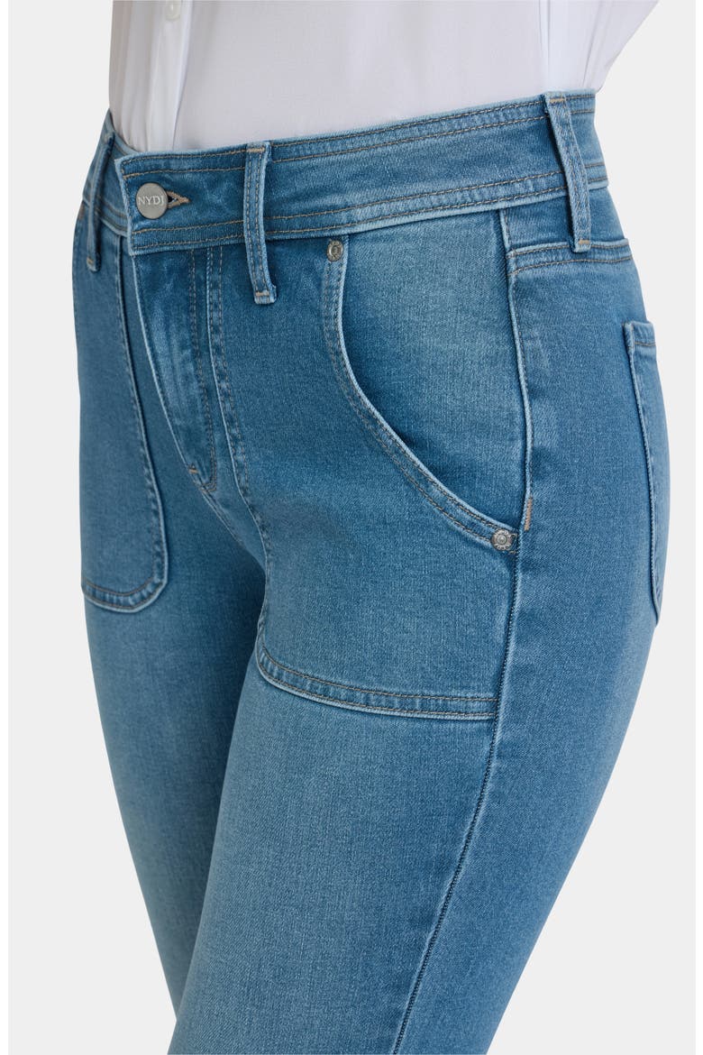 Barbara Rounded Pocket Bootcut Jeans, Alternate, color, AVENUE BLUE