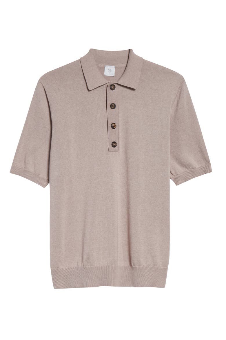 Cotton & Cashmere Polo, Alternate, color, 26 DUSTY PINK