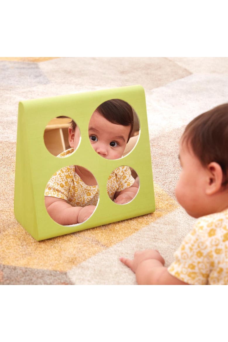 Soft Floor Mirror, Alternate, color, Green