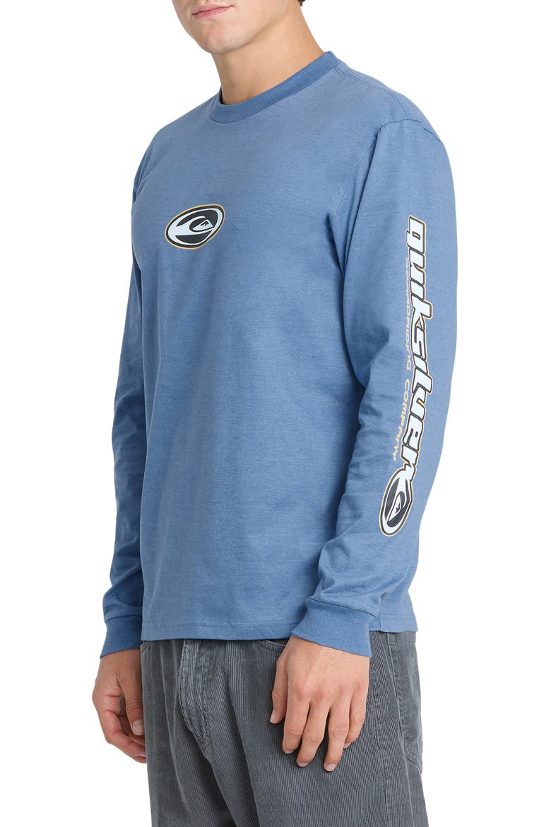 Clutch Long Sleeve Knit T-Shirt, Alternate, color, QUIET HARBOR HEATHER