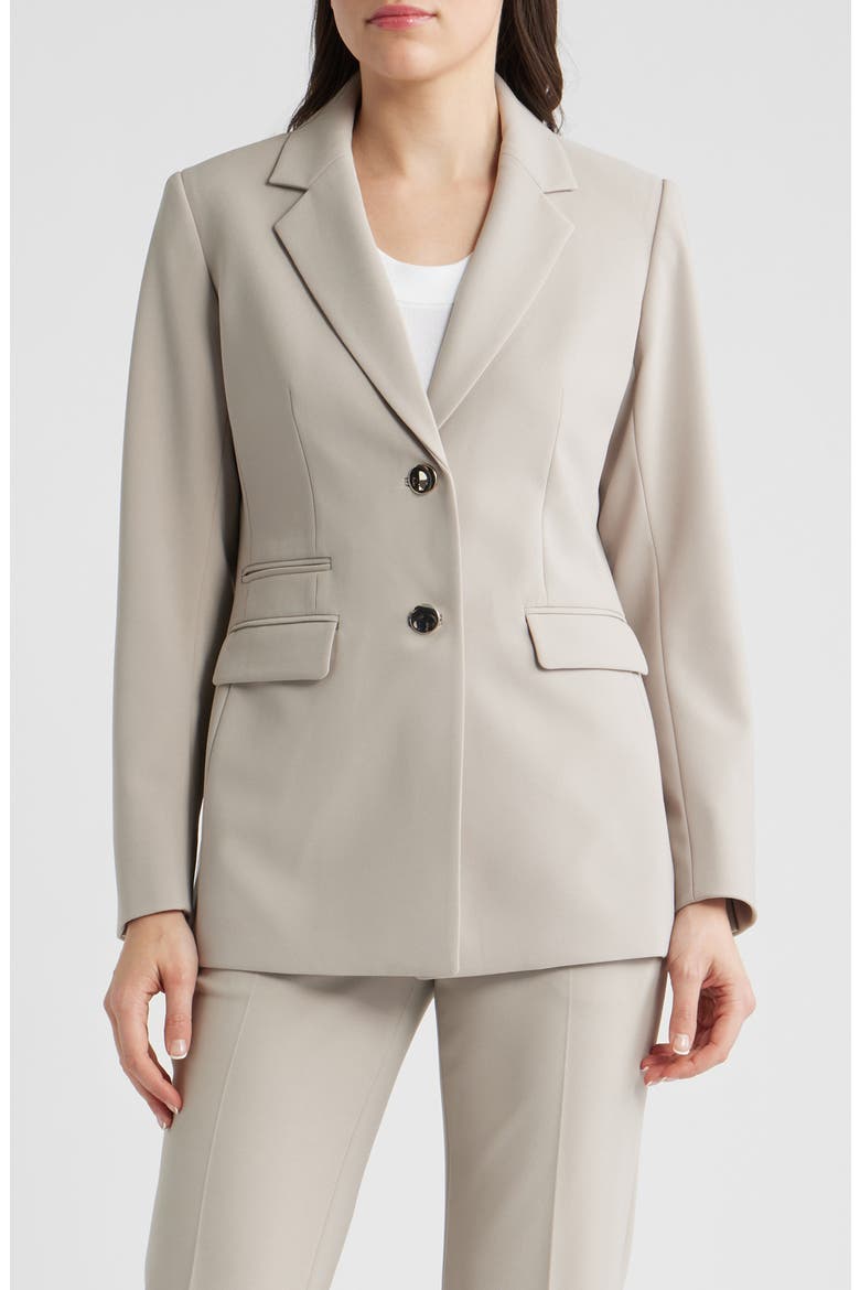 Two-Button Stretch Blazer, Main, color, PORCINI