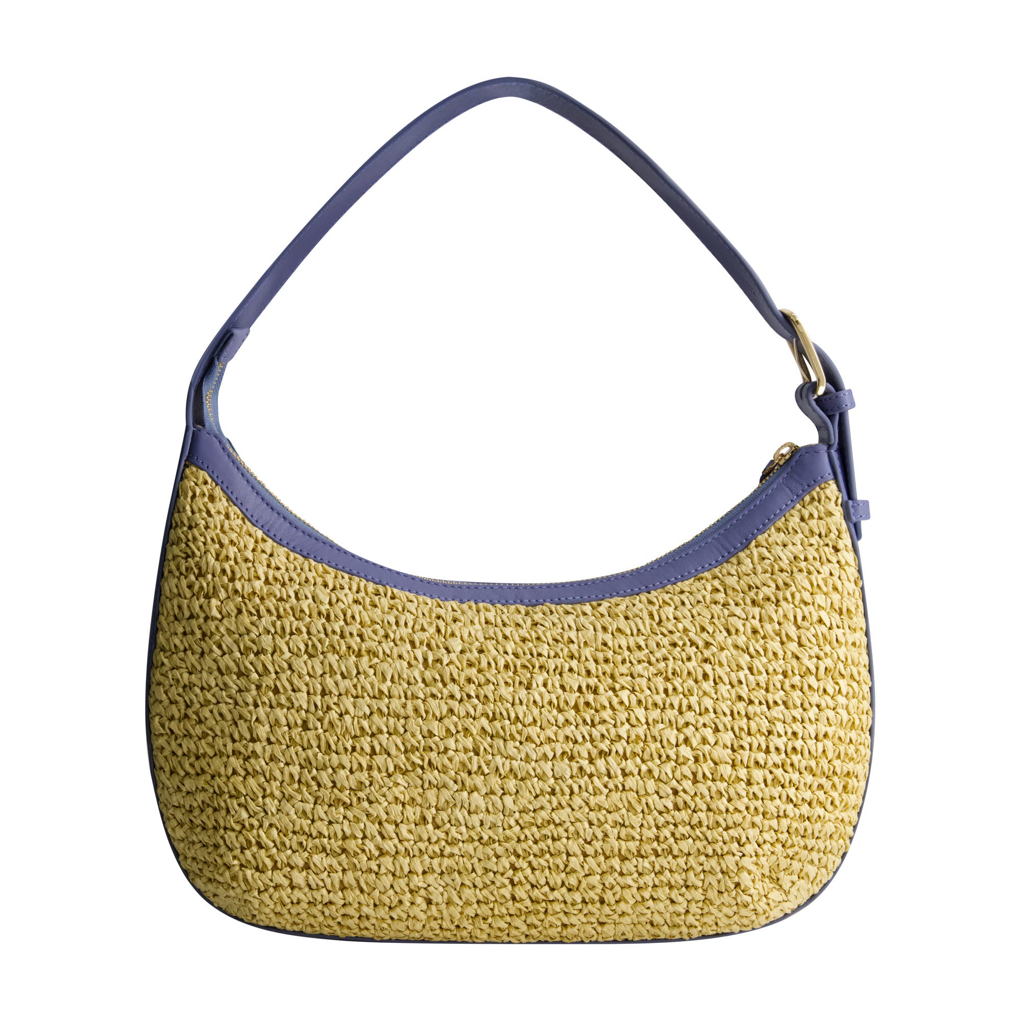 Tommy Bahama Soft Straw Zip-Top Hobo, Alternate, color, Blue