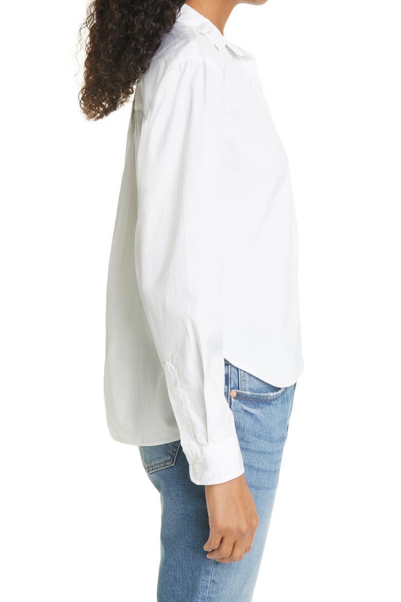 Silvio Untuckable Button-Up Shirt, Alternate, color, WHITE