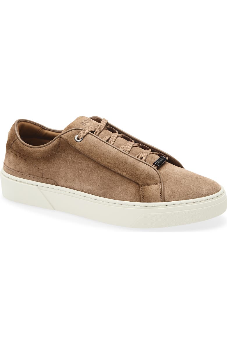 BOSS Gary Low Top Sneaker, Main, color, Medium Beige