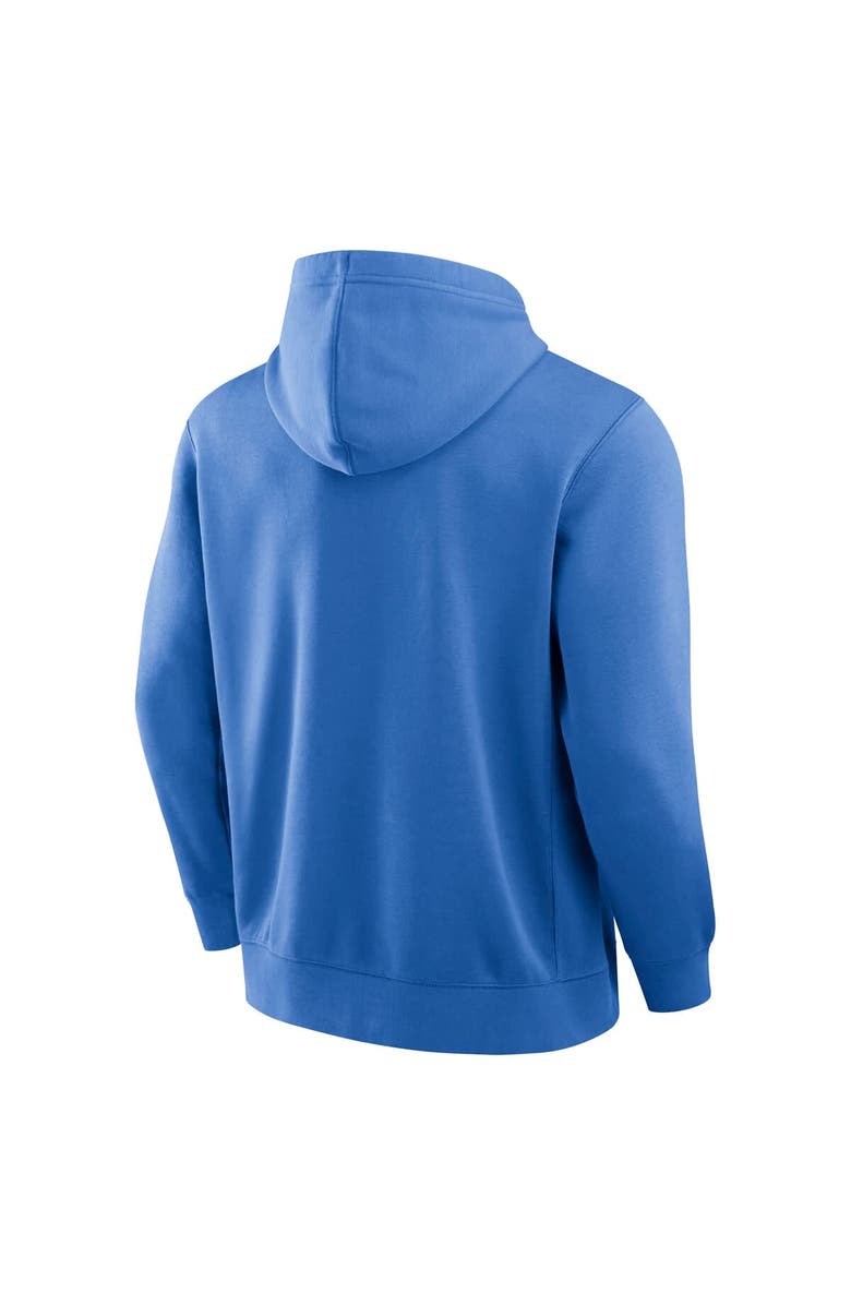 FANATICS Men's Fanatics Blue Detroit Lions New Horizons Heritage Pullover Hoodie, Alternate, color, Blue