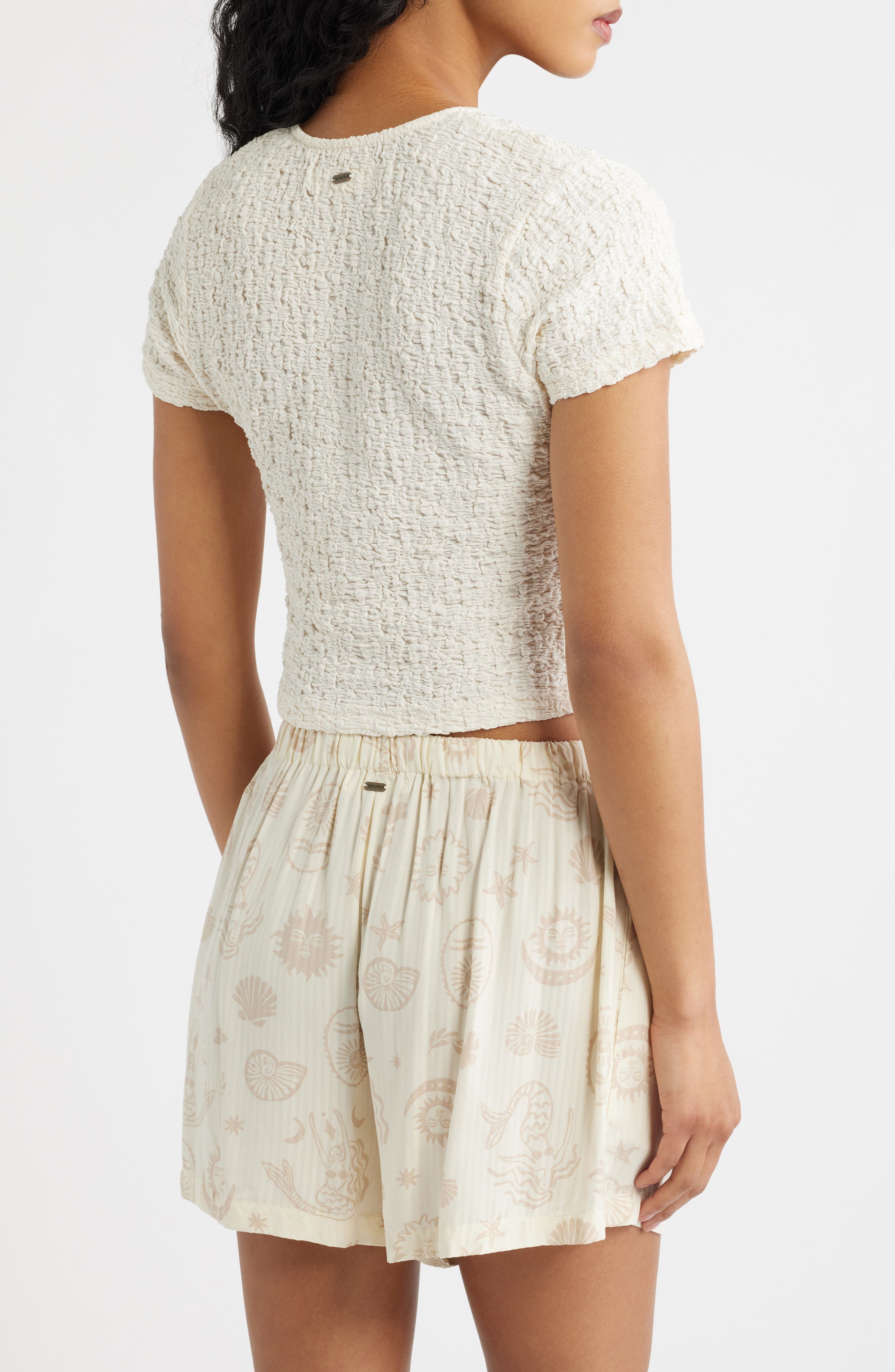 Sunset Luau Textured Crop Top - image 4