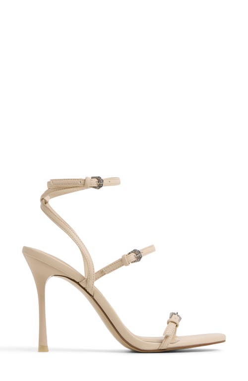 Aldo Jamielynn Ankle Strap Sandal In White